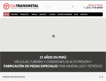 Tablet Screenshot of ciatransmetal.com
